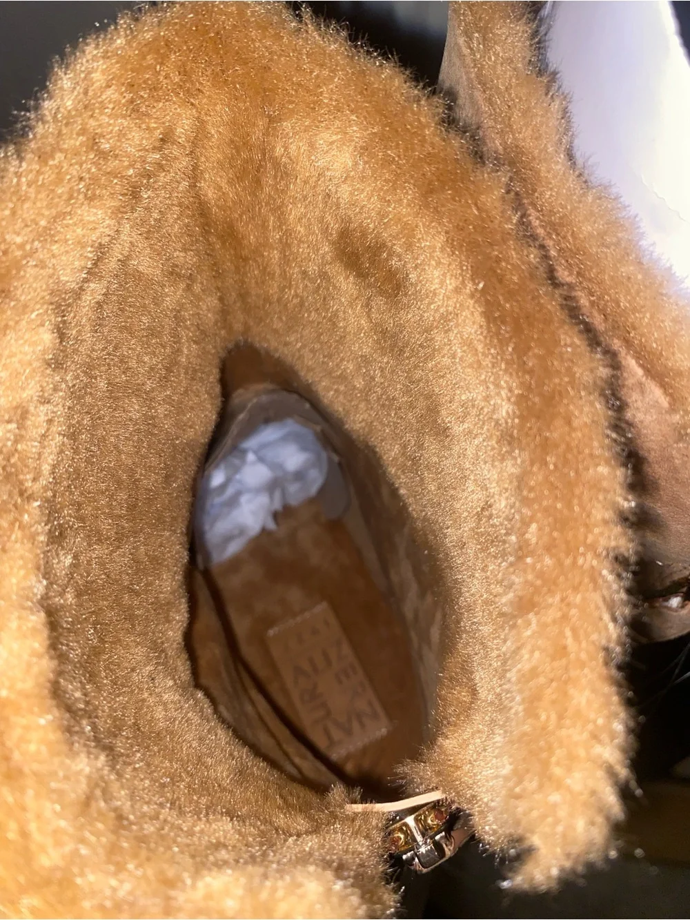Naturalizer GORGEOUS real suede water repellant fur boots 👢